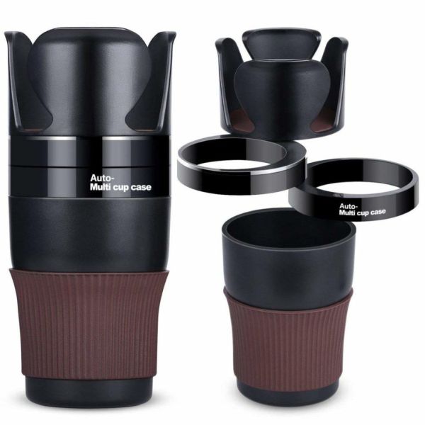 Chayanne Car Cup Holder 5 in 1 car cup holder for glasses, bottles, etc.