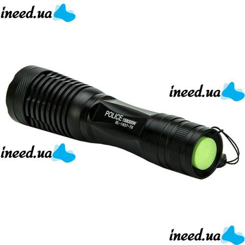 Фонарик Bailong Police BL 1837 T6 158000W ручной мощный фонарь