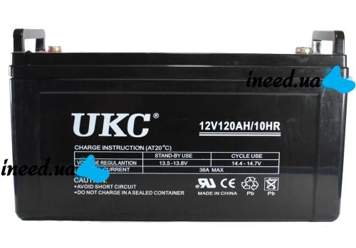 Universal Gel battery GEL UKC 6-CNF-120 12V 120Ah (Battery 12V 120Ah)