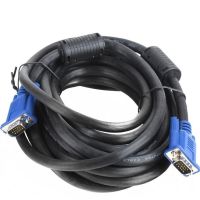 Кабель, перехідник GBX з VGA на VGA довжиною 10м з двома фільтрами інтерфейсний для монітора 10 метрів з фільтром, Шнур для телевізора, проектора