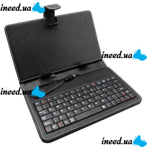 Чохол клавіатура для ПК планшета 7 Rus Black Mini і Micro Usb, чохол для планшета ПК "7"
