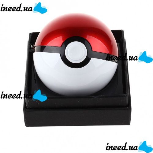 Portable charger Power Bank 10000 mAh in the form of a Pokeball, in the form of a Pokeball from the Pokemon Cartoon