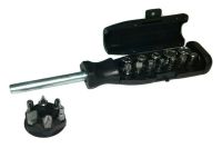 Screwdriver with reinforced handle and bits TOOL QC002 5 bits