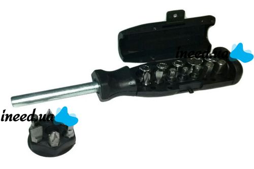 Screwdriver with reinforced handle and bits TOOL QC002 5 bits