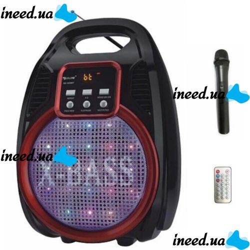 Wireless Bluetooth Speaker X-BASS Golon RX-820BT with Color Music and Microphone