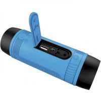 Bicycle Waterproof Bluetooth Speaker with Flashlight Zealot S1 Handlebar Mount with Power Bank