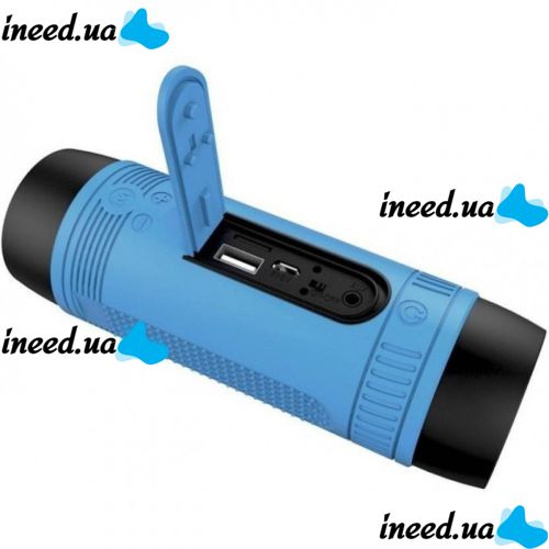 Bicycle Waterproof Bluetooth Speaker with Flashlight Zealot S1 Handlebar Mount with Power Bank
