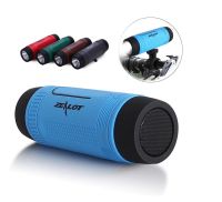 Bicycle Waterproof Bluetooth Speaker with Flashlight Zealot S1 Handlebar Mount with Power Bank