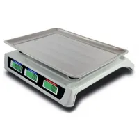 Торговые электронные весы Smart DT-809 24х35 см нагрузка до 50 кг, Аккумуляторные настольные весы для торговли со счетчиком цены и калькулятором