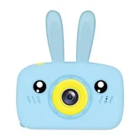 Children's Rechargeable Camera DVR Baby Camera XL-500R Bunny, Children's Digital Camera 7688 600mAh, Digital Camera for Children Blue