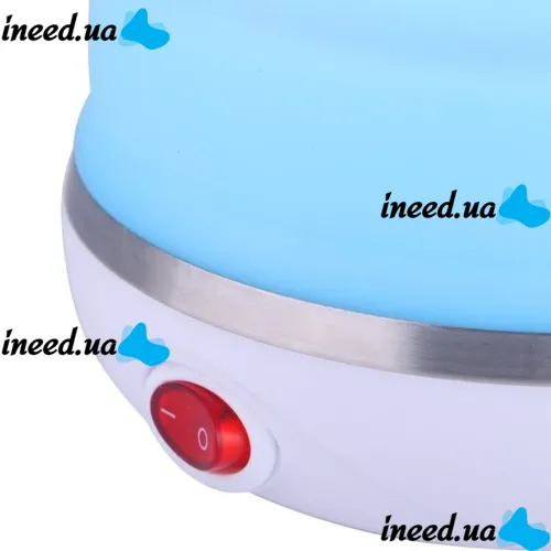 Электрический чайник складной c автоотключением Electric Kettle 0,5 л, Дорожный силиконовый электрочайник, Портативный электро Мини-чайник Синий