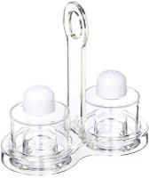 Настільний набір для спецій Spice Jar. O. V. S. P. stack Dispenser set органайзер для зберігання олії, оцту, перцю і солі на 4 ємності з підставкою