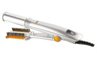 Професійні щипці утюжок Instyler M-125 для укладання волосся з обертовим циліндром, Плойка для завивки і випрямлення Інстайлер 45W Сріблястий