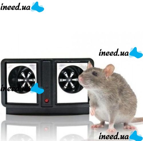 Ультразвуковий відлякувач гризунів Dual sonic, мишей, щурів, Електронний кіт