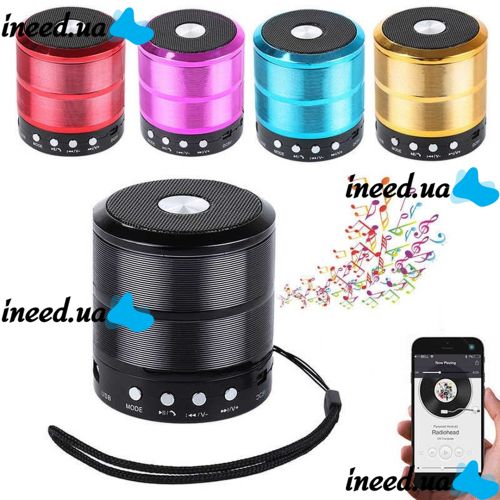Wireless Portable Bluetooth MP3 Speaker SPS WS-887