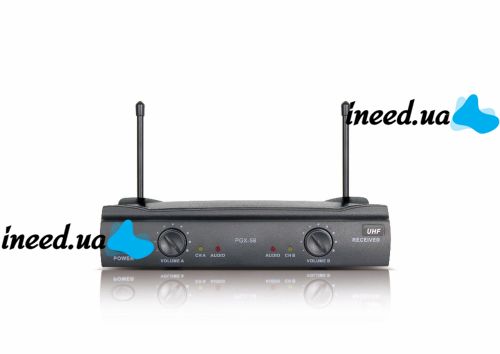 Беспроводной микрофон SHURE UT4 / PGX-58 двухантенная база с 2-х беспроводных микрофонов UT-24 / SM58II