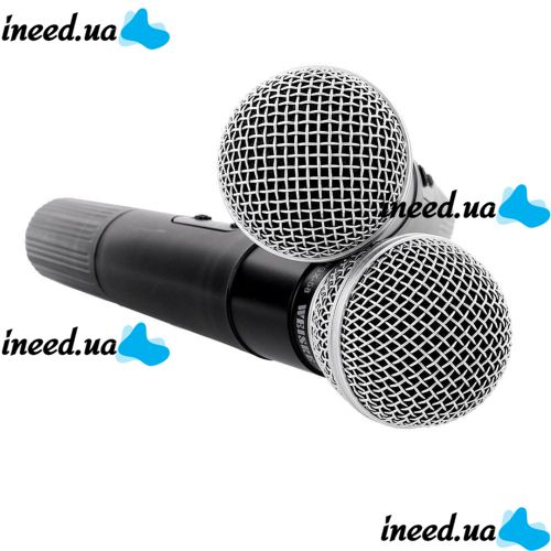 Беспроводной микрофон SHURE UT4 / PGX-58 двухантенная база с 2-х беспроводных микрофонов UT-24 / SM58II