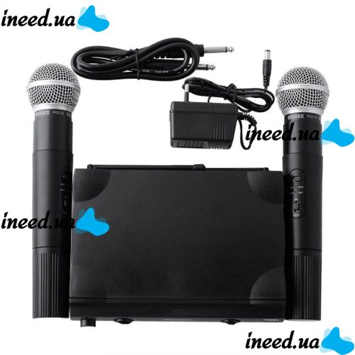 Беспроводной микрофон SHURE UT4 / PGX-58 двухантенная база с 2-х беспроводных микрофонов UT-24 / SM58II