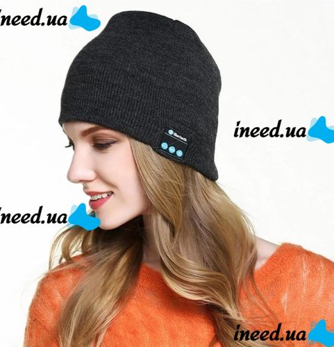 Портативная колонка Шапка с bluetooth наушниками SPS Hat BT