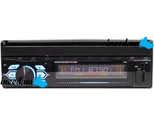 Car Radio with Retractable Screen 7" Bluetooth Car Stereo SWM 9601G 1DIN Car Radio MP5 FM/AM with Monitor and Rear View Camera 9612G