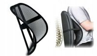 Ортопедична спинка-подушка Plymex Seat Back c масажером Упор поперековий для спини на крісло, стілець, в автоSupretto Car Back Support
