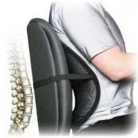 Ортопедична спинка-подушка Plymex Seat Back c масажером Упор поперековий для спини на крісло, стілець, в автоSupretto Car Back Support