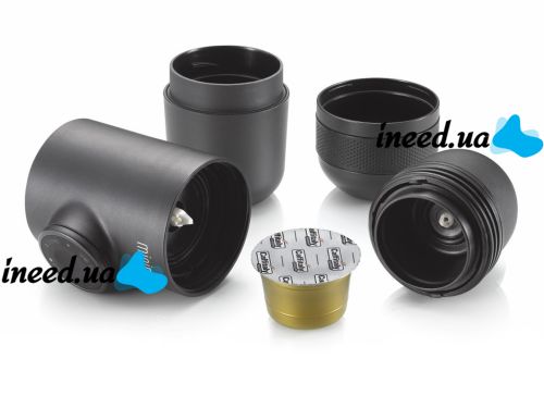 Wacaco Minipresso NS portable espresso machine (pocket-sized cordless coffee machine)