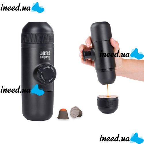 Wacaco Minipresso NS portable espresso machine (pocket-sized cordless coffee machine)