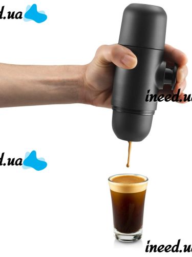 Wacaco Minipresso NS portable espresso machine (pocket-sized cordless coffee machine)