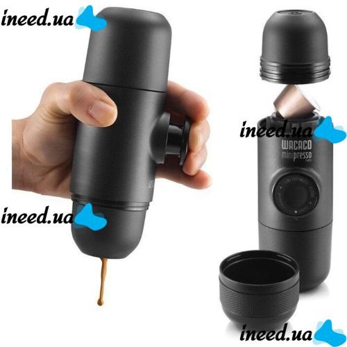 Wacaco Minipresso NS portable espresso machine (pocket-sized cordless coffee machine)