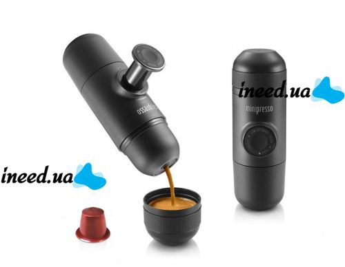 Wacaco Minipresso NS portable espresso machine (pocket-sized cordless coffee machine)