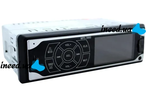 Автомобільна магнітола ISO Pioneer MP3-3882 автомагнітола з сенсорними кнопками