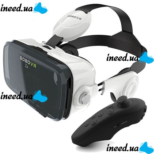 3D Virtual Reality Glasses Bobo VR Z4 Helmet with Remote Control and Headphones