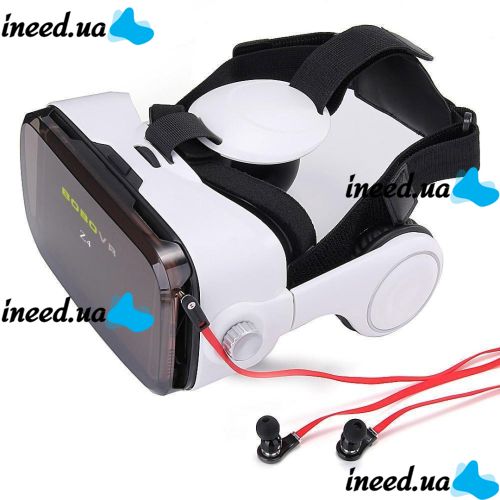 3D Virtual Reality Glasses Bobo VR Z4 Helmet with Remote Control and Headphones