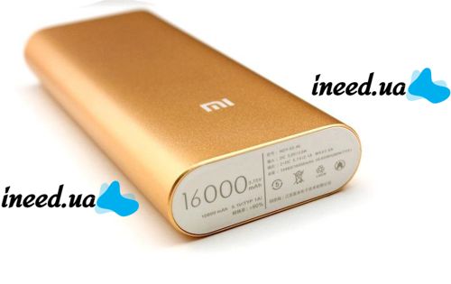 Battery Charger Xiaomi MI Power Bank 16000 mAh Gold, Silver, Black