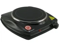 Electric Desktop Infrared stove Domotec MS-5851 Ceramic for 1 burner, Ceramic electric stove 1200 W thermostat for 5 positions Black