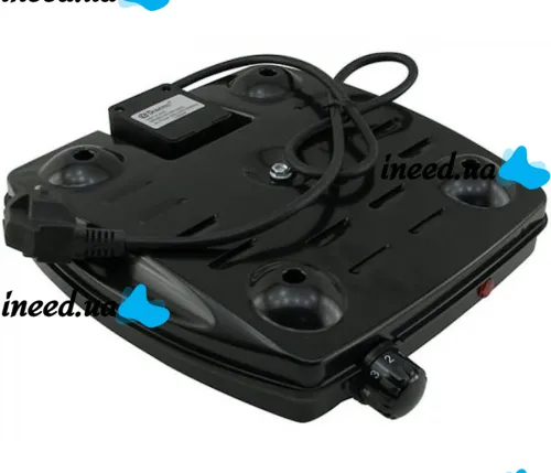 Electric Desktop Infrared stove Domotec MS-5851 Ceramic for 1 burner, Ceramic electric stove 1200 W thermostat for 5 positions Black