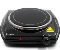 Electric Desktop Infrared stove Domotec MS-5851 Ceramic for 1 burner, Ceramic electric stove 1200 W thermostat for 5 positions Black