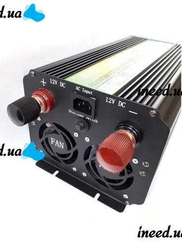 Автомобільний перетворювач напруги Wimpex 12V-220V 7200w інвертор C Led дисплеєм і зарядним від мережі 220