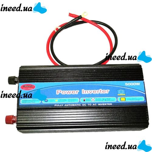 Автомобільний перетворювач напруги Wimpex 12v - 220v 5000W авто інвертор C Led дисплеєм