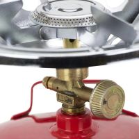 Tourist gas cylinder Propane UKP-52 with a burner of 5 liters, Tourist gas cylinder with a burner of 2 kg red, 5 liters