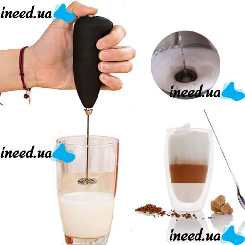 Ручной мини миксер Fuke mini creamer для взбивания молока, сливок (Капучинатор, венчик для капучино, кофе)