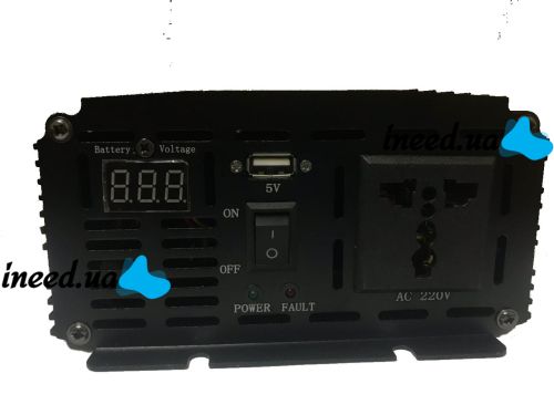 Автомобільний перетворювач напруги Wimpex 24V - 220V 5300w авто інвертор C Led дисплеєм