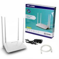LB-Link BL-WR450H WiFi White Wireless Router (Wi-Fi Router) with 4 antennas and 2 USB ports