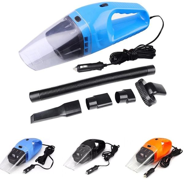 Portable Car Vacuum Cleaner 130W, Handheld Car Vacuum Cleaner with 12V Water Collection Function, Mini Cigarette Lighter Vacuum Cleaner for Car