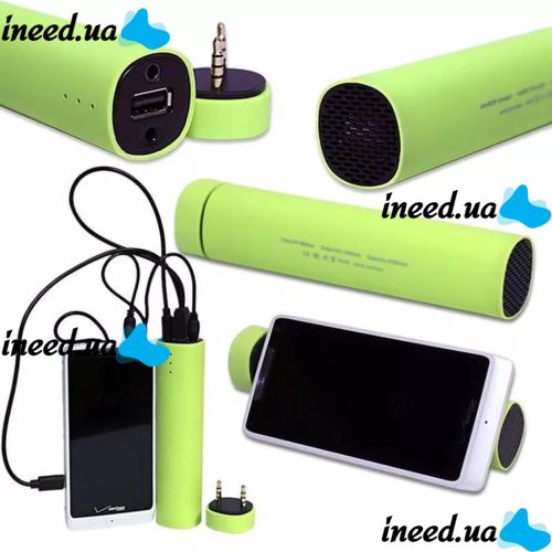 Колонка-зарядка Power Bank 3 в 1 Power Jam зарядний Повер Банк 4000 mAh