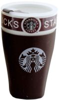 Чашка керамічна кружка Starbucks Py 023 Brown