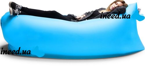 Inflatable sunbed Lamzac Hangout 210x90 cm beach mattress with pocket and peg hammock Lamzac Beach sofa bag up to 200 kg for relaxing in the country