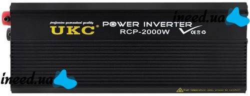 Професійний перетворювач інвертор UKC 12V - 220V RCP-2000W