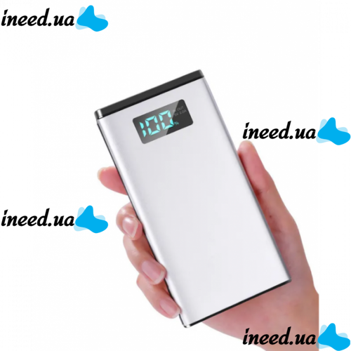 Зовнішній портативний акумулятор Power Bank Joyroom D-M190 10000 mAh 2.1 A Black c LCD дисплеєм, повербанк, портативний зарядний